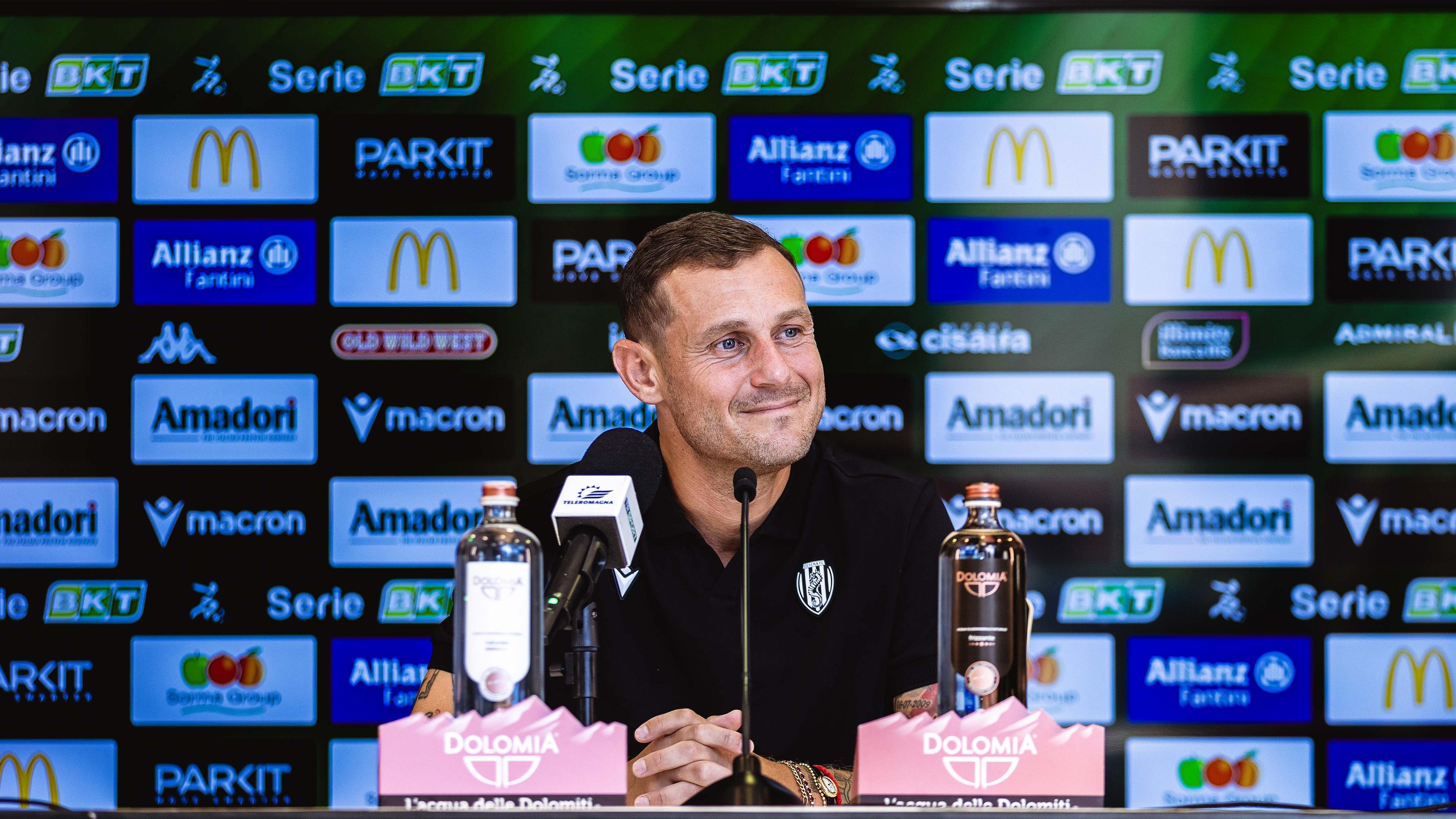 Mister Alessandro Diamanti in conferenza alla vigilia di Virtus Entella Cesena